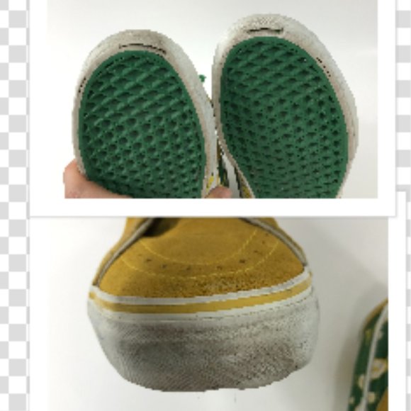 Vans Shoes Mens 9 Women 10.5 Lakers Undefeated Sk8 Hi U-Man UNDFTD Yellow Green main image 8